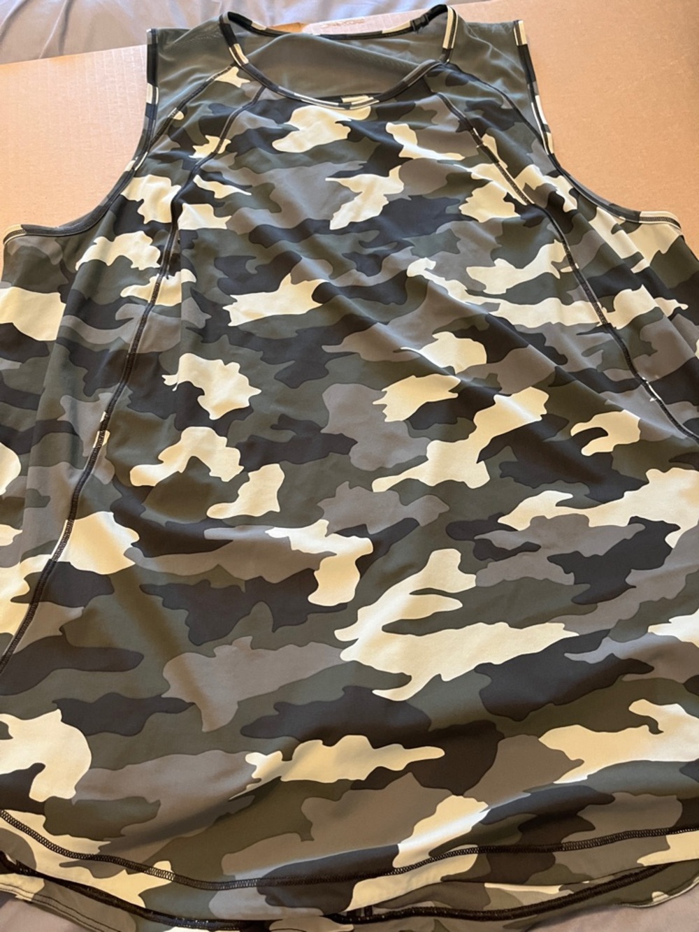 lululemon athletica Camo Tank Top in Olive, Black, Cream